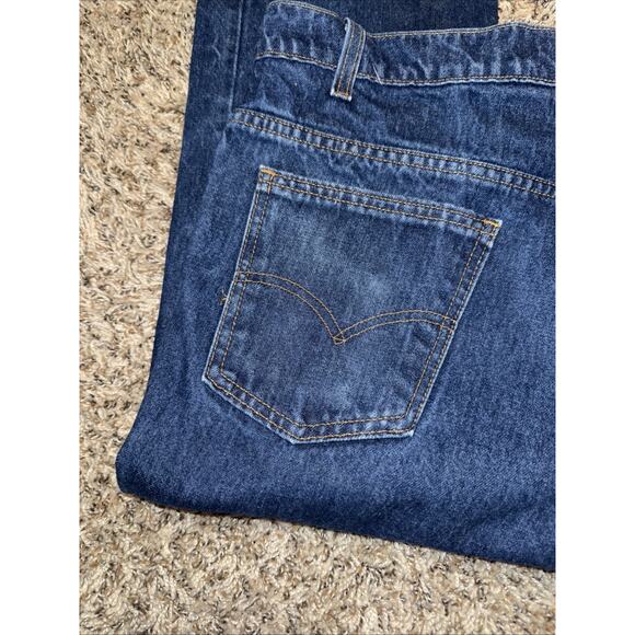 Vintage Levis 517 Jeans Mens 40x28 Blue Denim Orange Tab Made In USA June 1997 - Picture 2 of 7